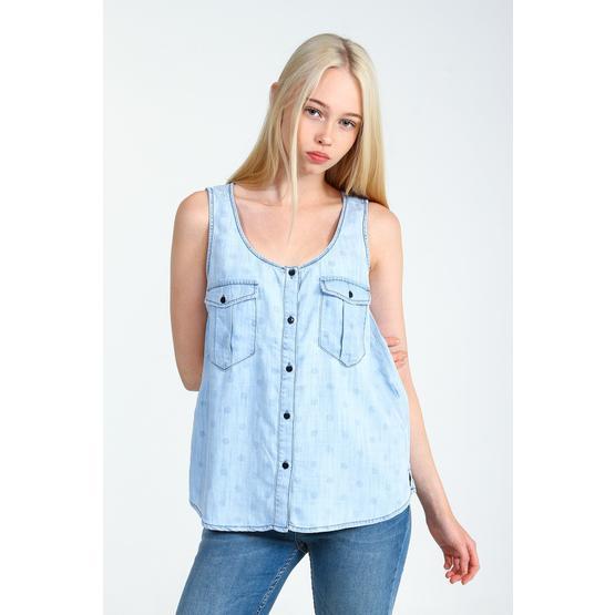 Collezione UCB010379A56 Açık Mavi Kadın Gömlek