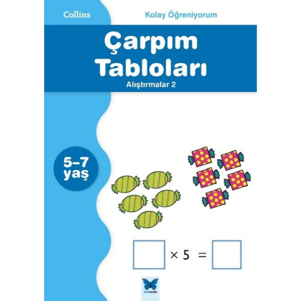 Collins Kolay Öğreniyorum :Çarpım Tabloları Alıştırmalar 2 (5-7 Yaş) Okul Öncesi Eğitici & Öğretici Kitaplar Fiyatı