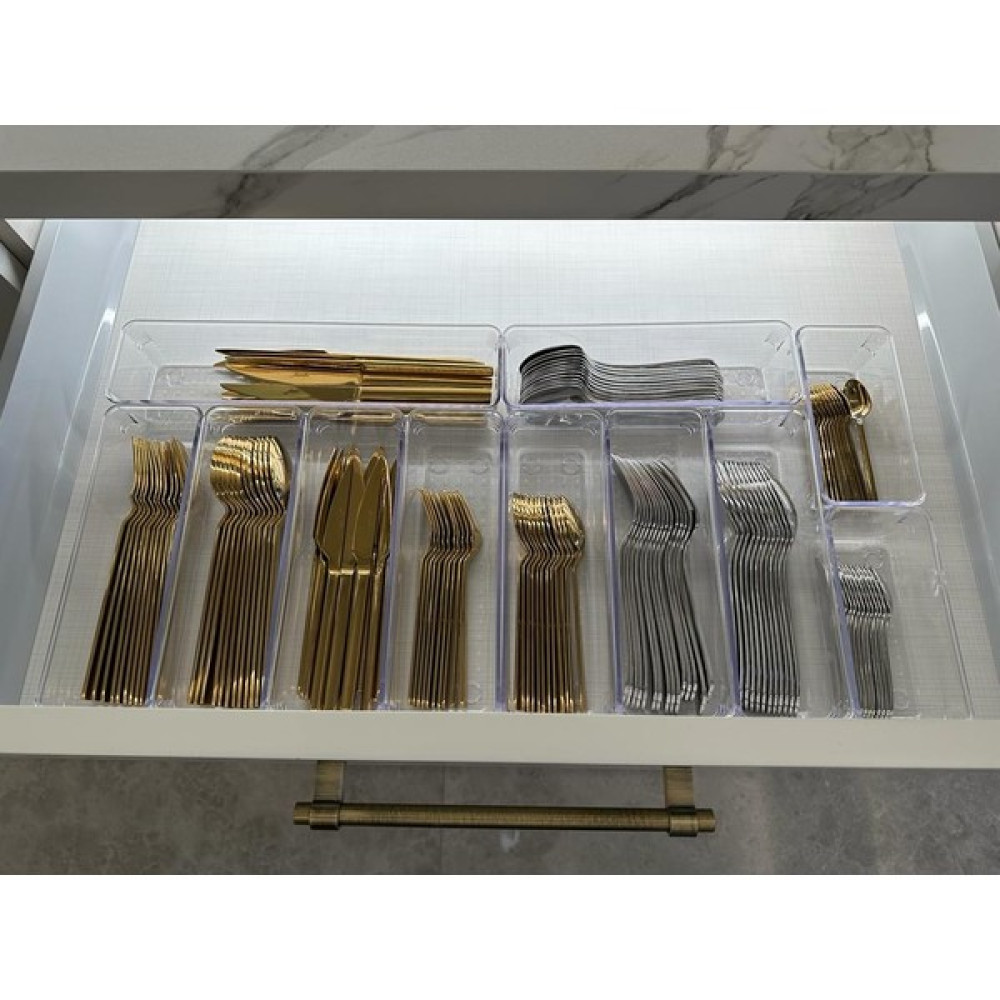 Color House 11'Li Set Kaşıklık Çekmece Içi Düzenleyici Modüler Makyaj Takı Banyo Hobi Buzdolabı Ilaç Organizer - 11 Adet Pratik Mutfak Gereçleri Fiyatı