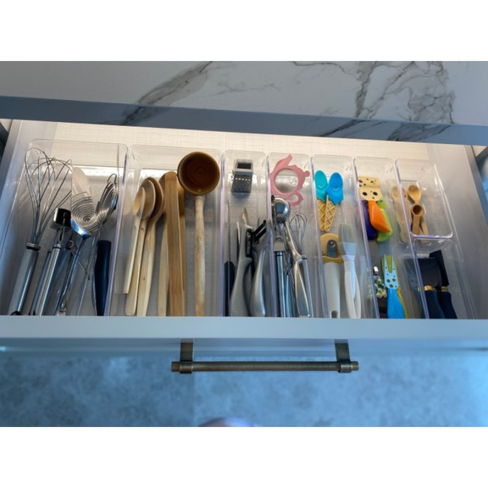 Color House 8'li Set Kaşıklık Çekmece Içi Düzenleyici Modüler Mutfak Makyaj Takı Banyo Hobi Buzdolabı Ilaç Organizer Saklama Kapları Fiyatı