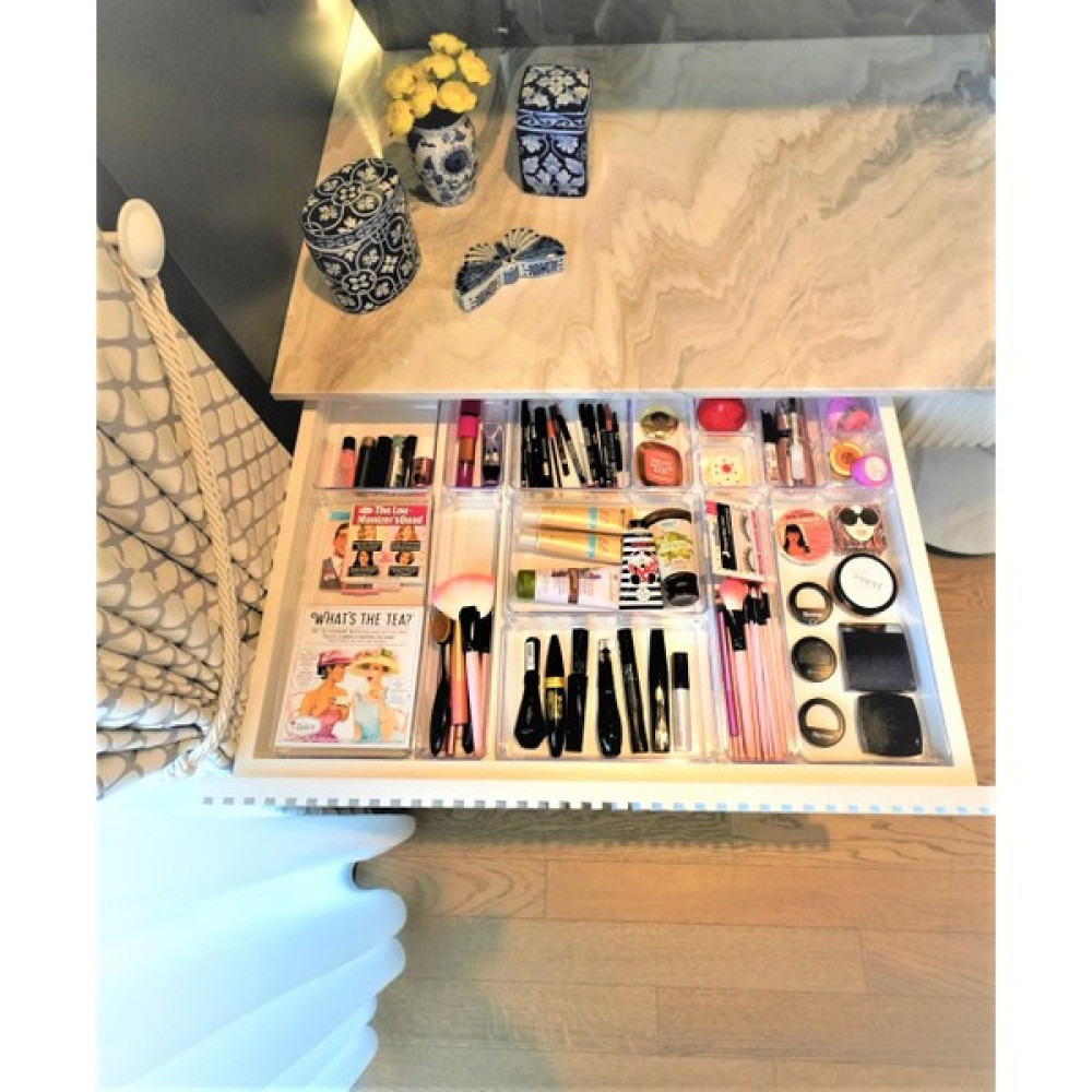 Color House 8'li Set Modüler Çekmece Içi Düzenleyici Makyaj Takı Mutfak Banyo Hobi Buzdolabı Ilaç Organizer Saklama Kapları Fiyatı