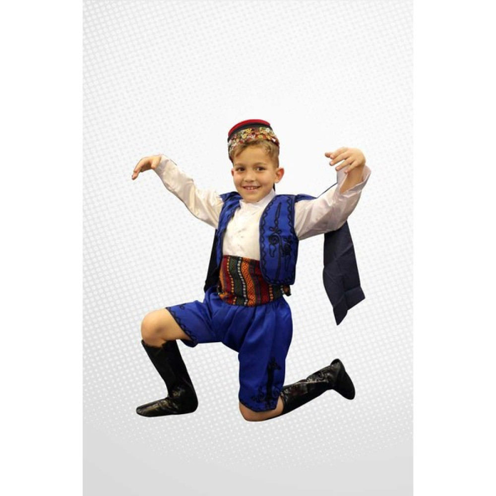 Color Kostüm Halk Dansları Kostümleri Zeybek 4 (Erkek Çocuk) Kız Çocuk Giyim Takımı Fiyatı