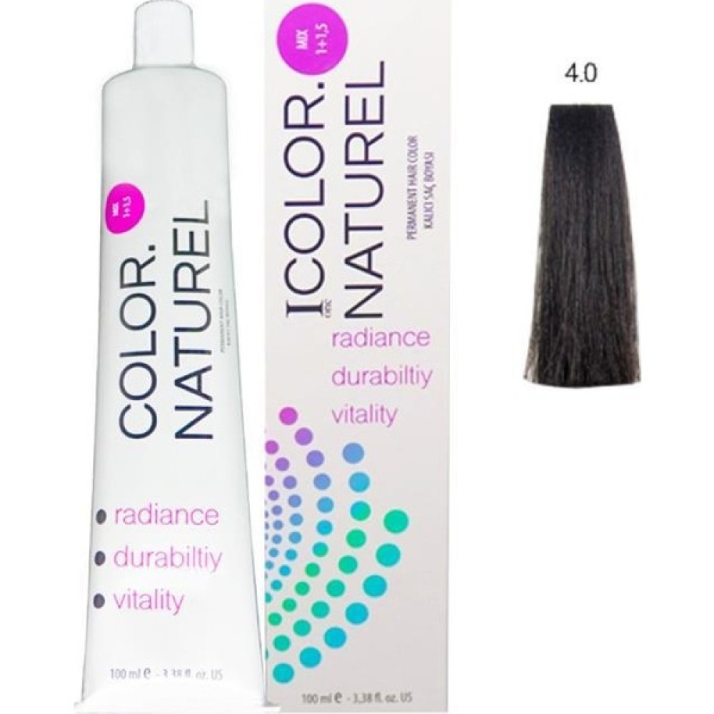 Color Naturel Saç Boyası 4.0 Koyu Kahve 100 ml Saç Boyası Fiyatı