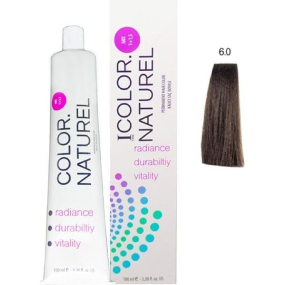 Color Naturel Saç Boyası 6.0 Koyu Kumral 100 Ml Saç Boyası Fiyatı