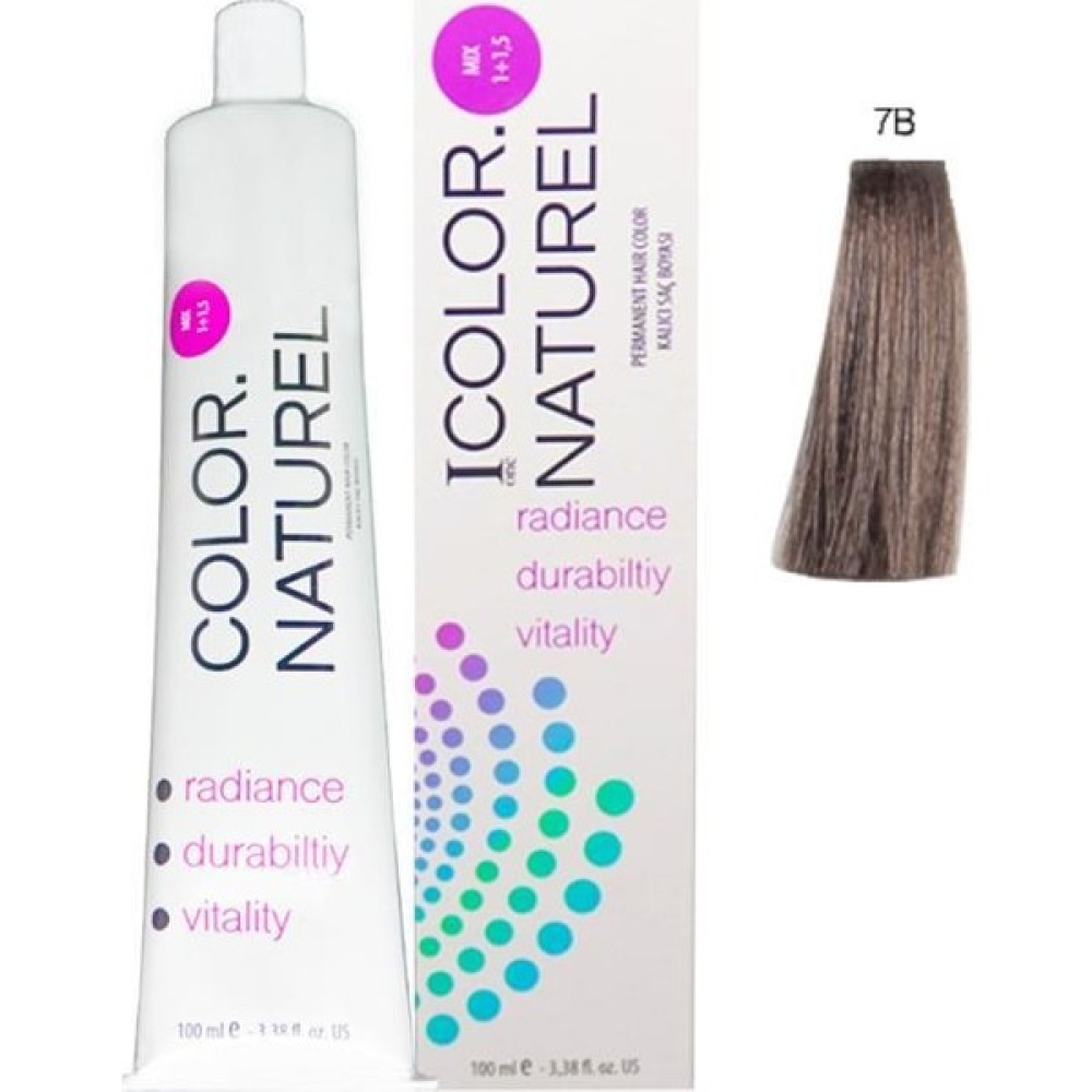 Color Naturel Saç Boyası 7B Koyu Bej 100 ml Saç Boyası Fiyatı