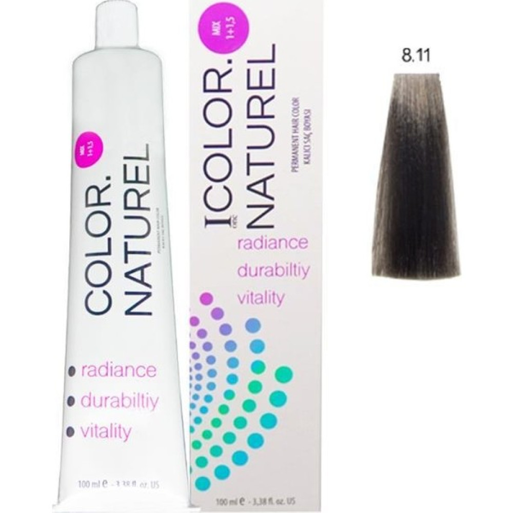 Color Naturel Saç Boyası 8.11 Yoğun Küllü Açık Kumral 100 ml Saç Boyası Fiyatı