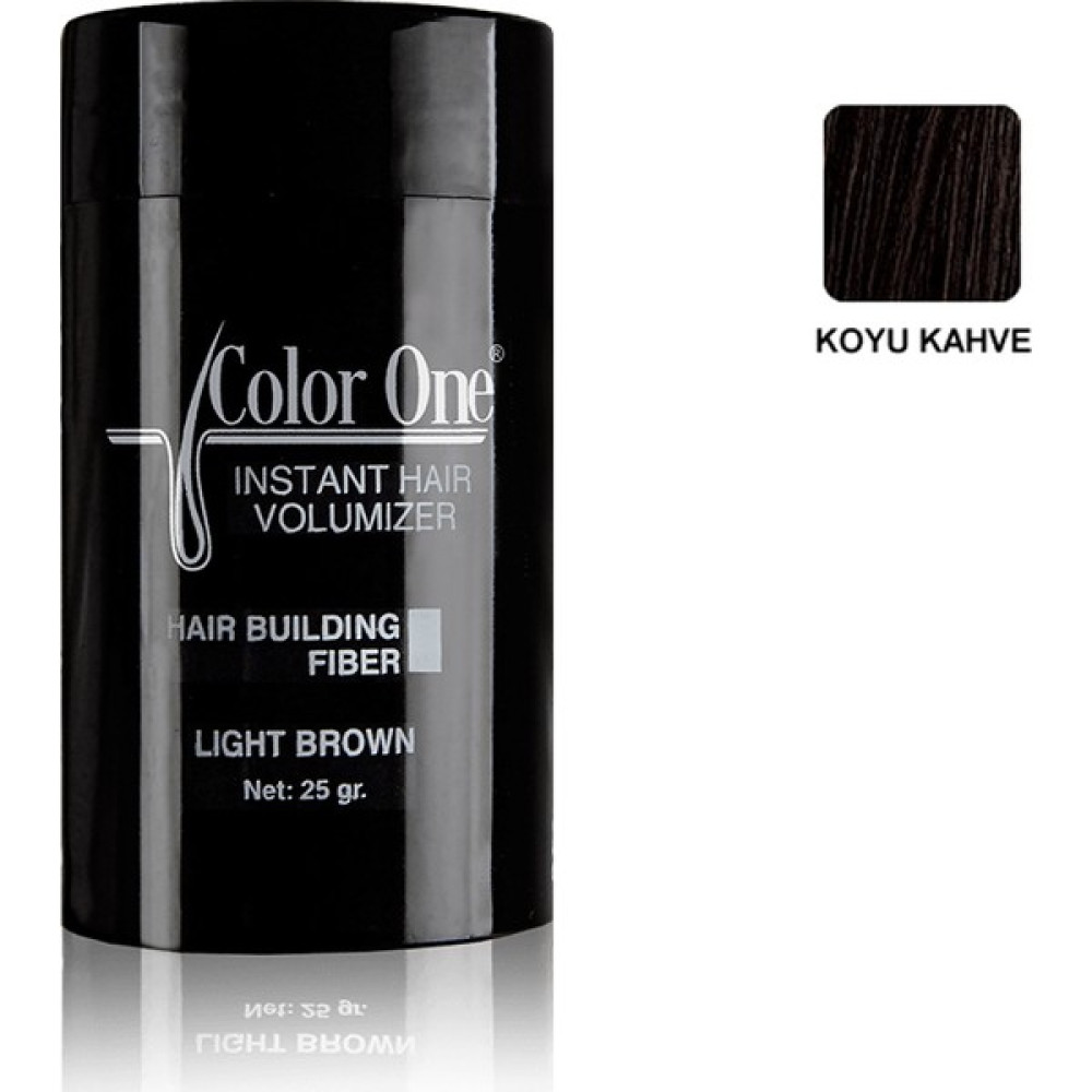 Color One 25 gr Saç Tozu Topik Yeni Üretim 4 Renk - KOYU KAHVE Saç Boyası Fiyatı