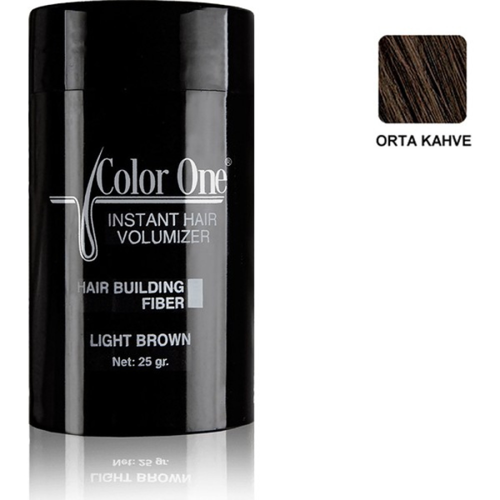 Color One 25 gr Saç Tozu Topik Yeni Üretim 4 Renk - ORTA KAHVE Saç Boyası Fiyatı