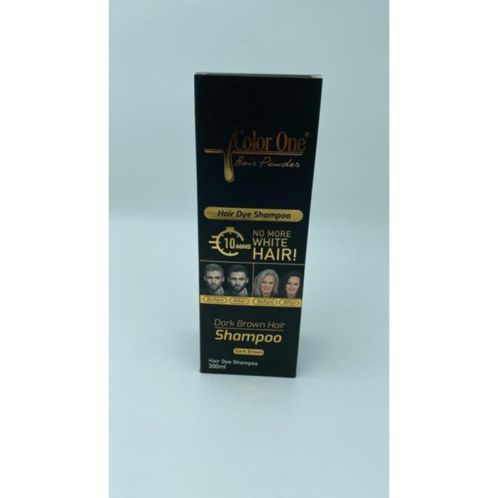 Color One Dark Brown Hair Shampoo 300 Ml Koyu Kahverengi Saçlar Için Beyaz Kapatıcı Şampuan Şampuan ve Saç Kremi Fiyatı
