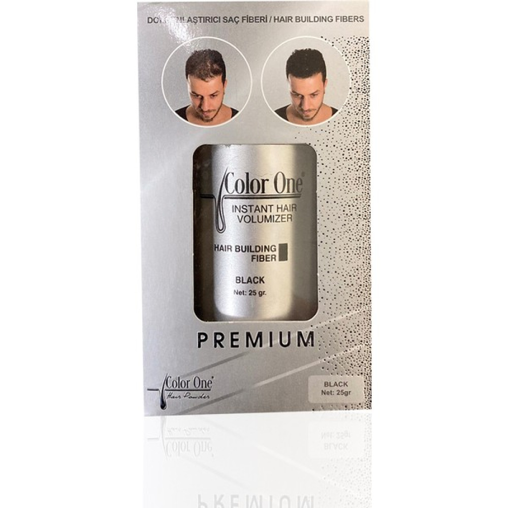 Color One Premium Dolgunlaştırıcı Saç Fiberi 25 gr Siyah Saç Boyası Fiyatı