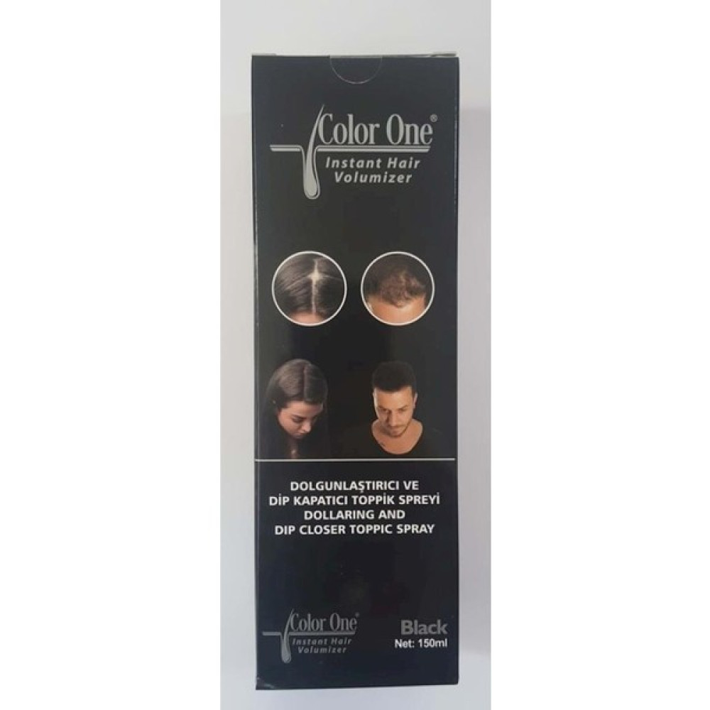 Color One Saç Topiği Sprey Instant Saç Volumızer 150ML Siyah - 1 Saç Boyası Fiyatı