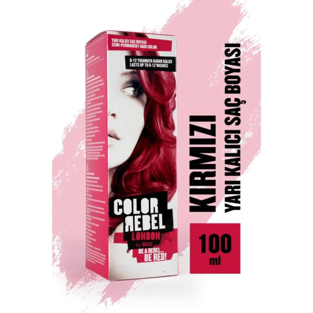 Color Rebel London Color Rebel Parabensiz & Amonyaksız Kırmızı Geçici Saç Boyası - 1 Saç Boyası Fiyatı