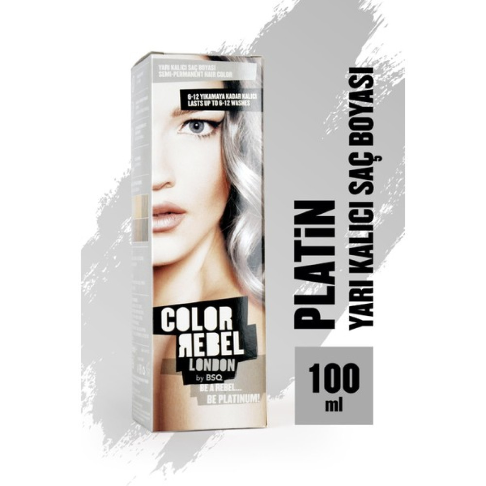 Color Rebel London Color Rebel Parabensiz & Amonyaksız Platinyum Geçici Saç Boyası - 1 Saç Boyası Fiyatı