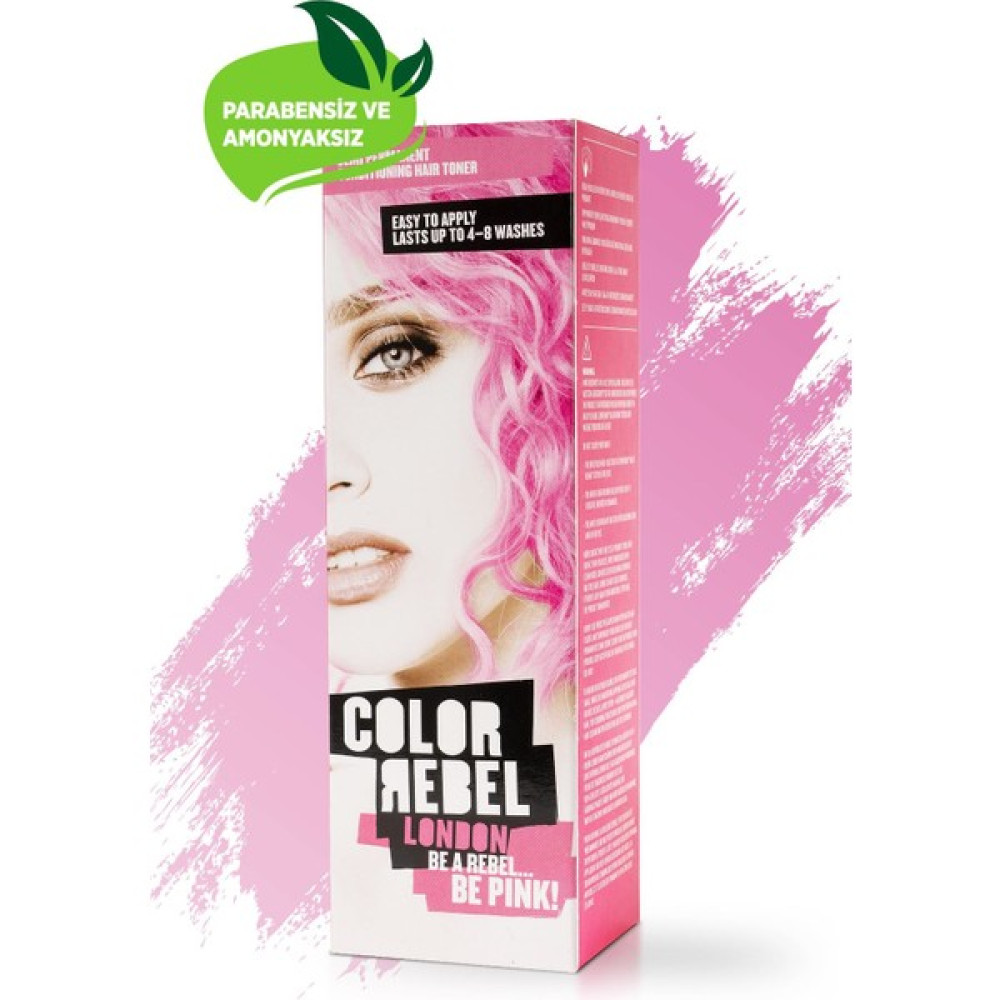 Color Rebel London Parabensiz & Amonyaksız Pembe Geçici Saç Boyası 100 Ml Saç Boyası Fiyatı