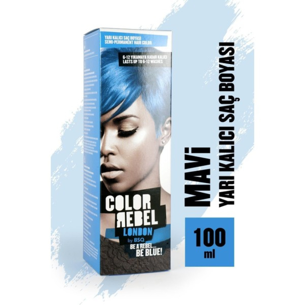 Color Rebel Parabensiz & Amonyaksız Mavi Geçici Saç Boyası Saç Boyası Fiyatı