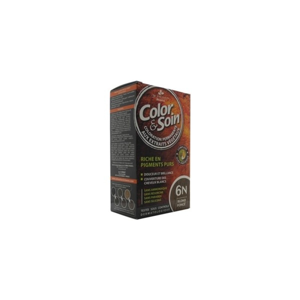 Color Soin Color And Soin Tamamen Bitkisel Organik Saç Boyası 6n Koyu Sarı Cazibesi Saç Boyası Fiyatı