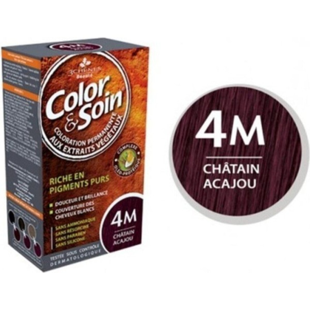 Color & Soin Organik Saç Boyası Color&soin 4m Chatain Acajou Maun Kestanesi Oto Boyaları Fiyatı