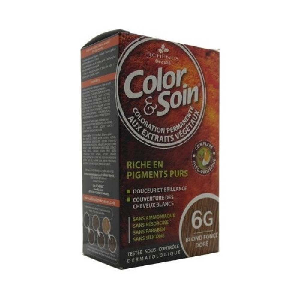 Color & Soin Tamamen Bitkisel Organik Saç Boyası 6g Pırıltılı Koyu Altın Sarışın Oto Boyaları Fiyatı
