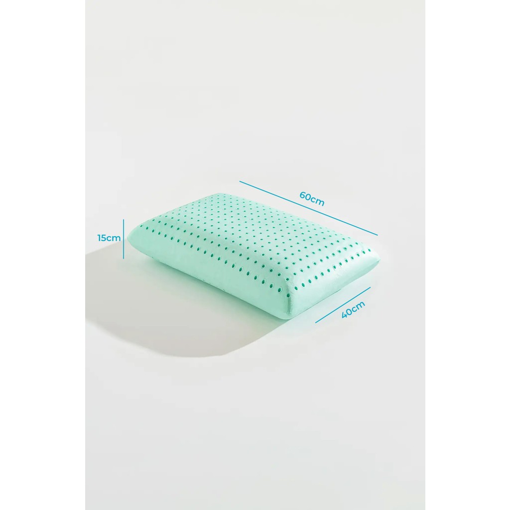 Color Terapi Hava Kanallı Yeşil Ortopedik Visco Yastık 60X40X15 cm - 60 x 40 cm Yastık Kılıfı Fiyatı