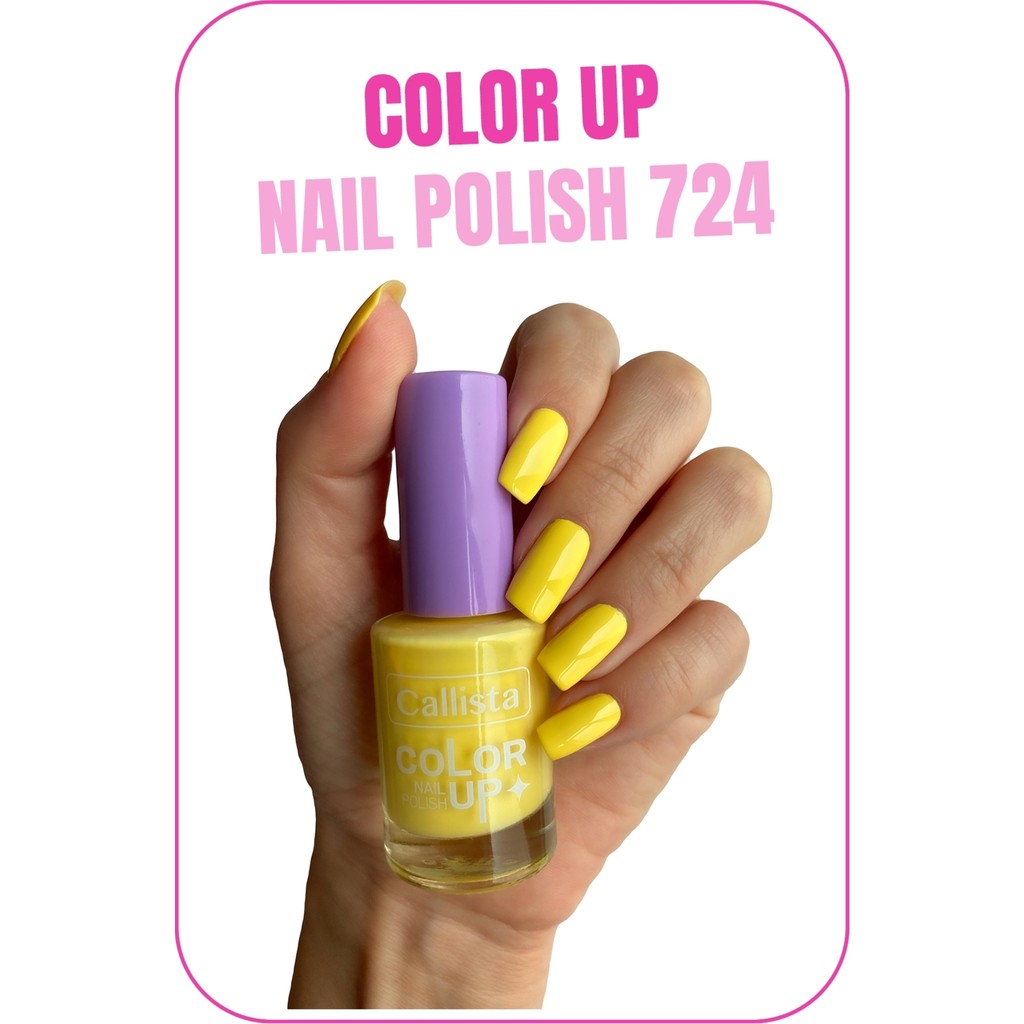 Color Up Nail Polish Oje 724 Lemonade Club - Sarı Oje Fiyatı
