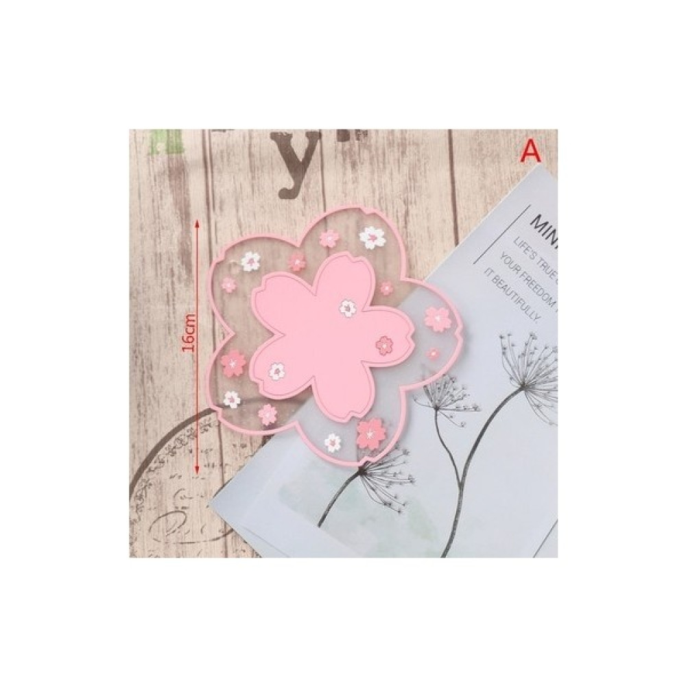 Colorful Dream Store Yanmaz Kaydırmaz Japon Kiraz Çiçeği Altlık - Pembe Mutfak Gereçleri Fiyatı