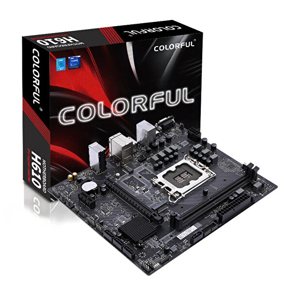 Colorful H610M-E M.2 V20 Ddr4 3200 MHz mATX Gaming Anakart Anakart Fiyatı