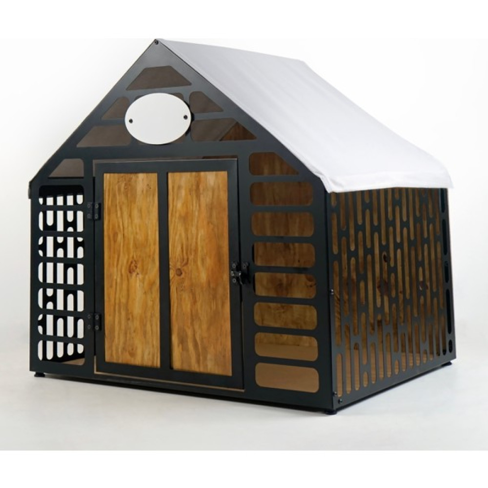 Colorfull World Iç Mekan Metal/ahşap Köpek Kulübesi, Metal/ahşap Beşgen Köpek Evi, Dekoratif Köpek Evi - Büyük Irk - Siyah Evcil Hayvan Ürünleri Fiyatı