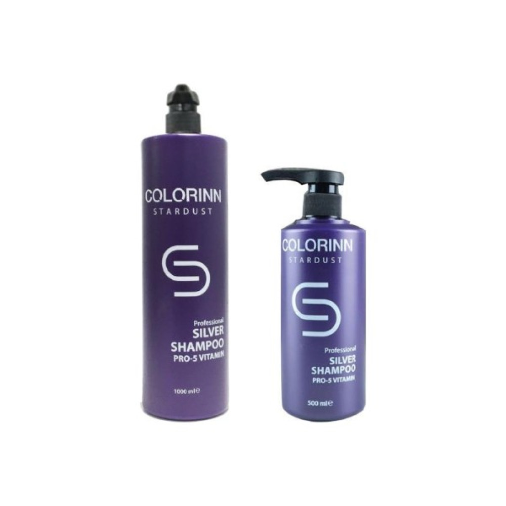 Colorinn Stardust Silver Mor Şampuan 1000 ml + 500 ml Şampuan ve Saç Kremi Fiyatı