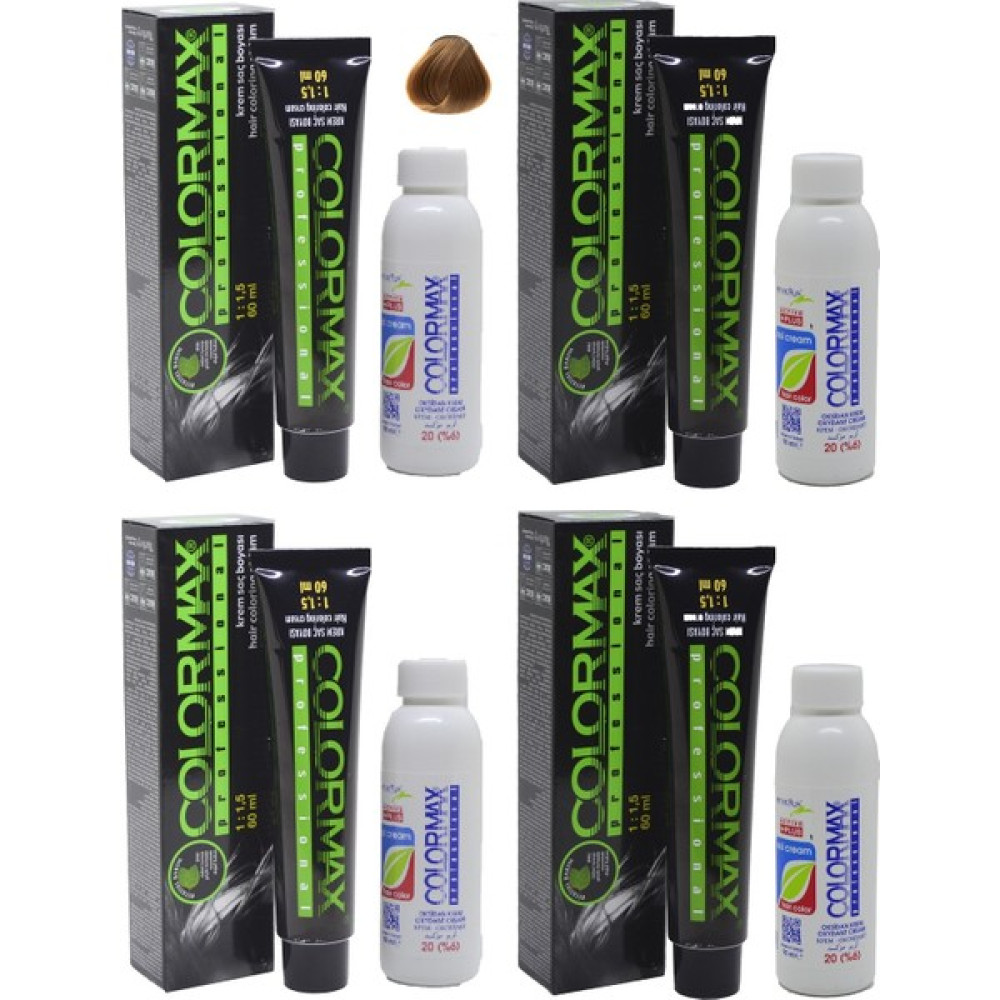 Colormax 7.34 Karamel - Oksidan Krem 90 ml 4'lü Saç Boyası Fiyatı