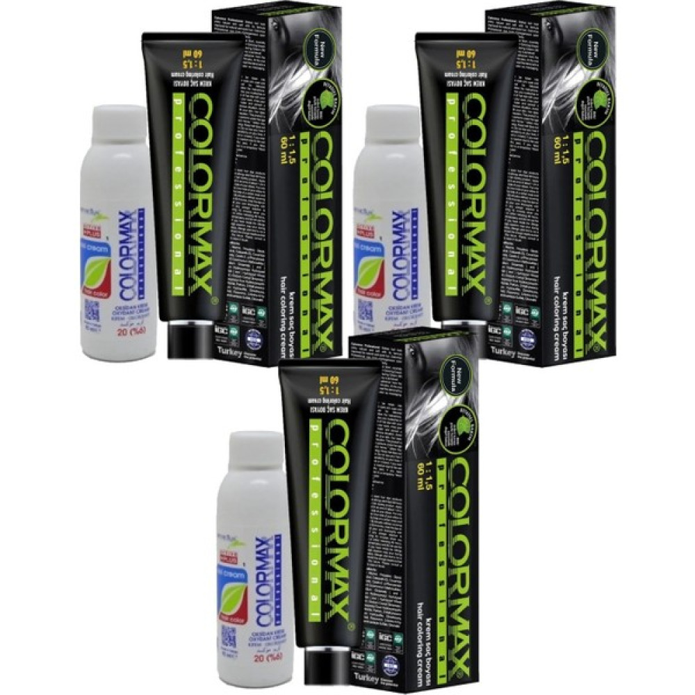 Colormax A1793 New 2025/06.00 Yoğun Koyu Kumral 60 ml 3 Adet Saç Boyası + 3 Adet 90 ml Oksidan - 999 Saç Boyası Fiyatı