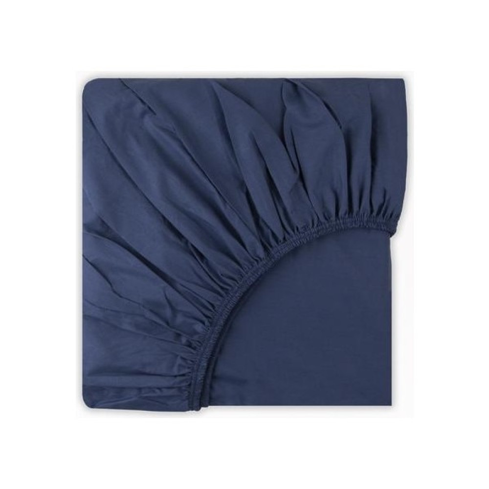 Colorpool Çift Kişilik Pamuklu Lastikli Çarşaf Seti Indigo 160*200CM - 160 x 200 cm - İndigo Çarşaf Fiyatı