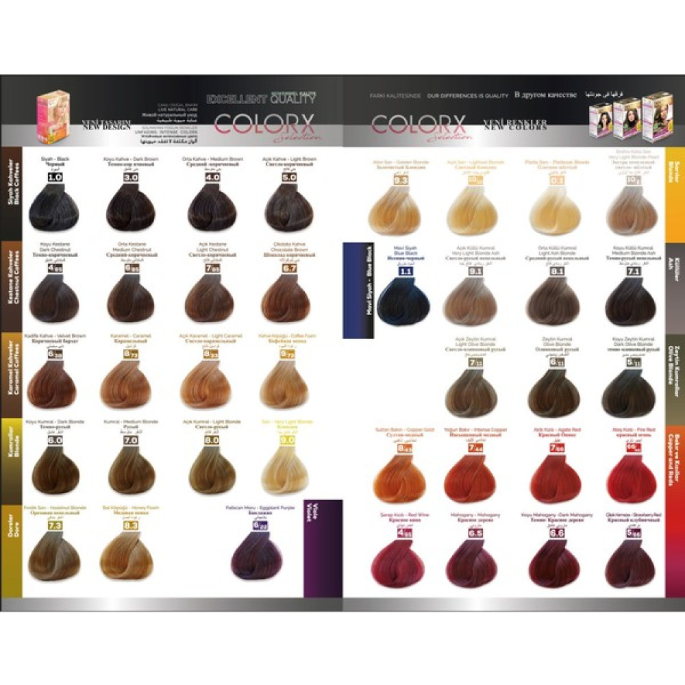 Colorx New 2025/07.03 Fındık Sarı 50 ml + 50 ml 2 Li Set Saç Boyası Oto Boyaları Fiyatı