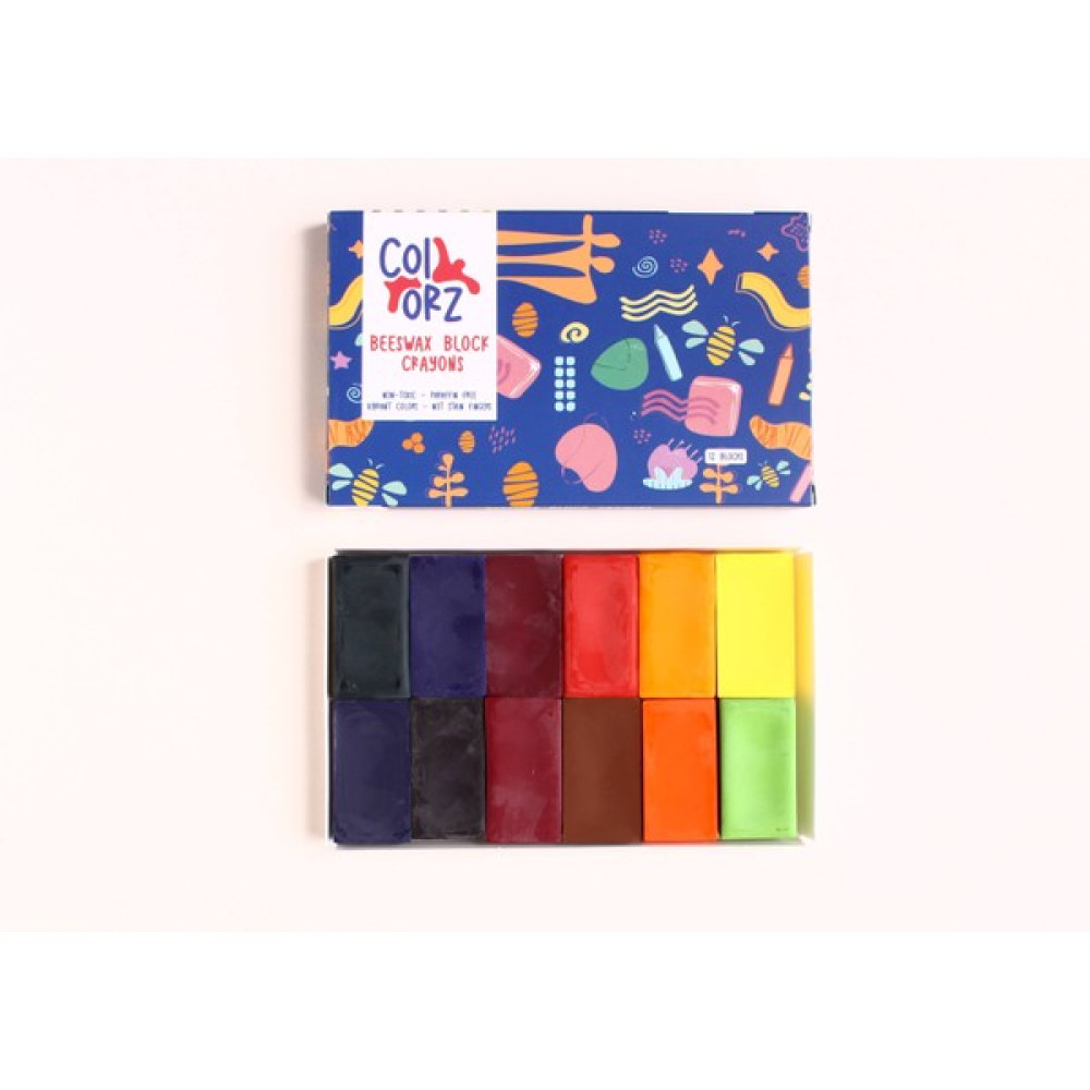 Colorz 12'li Blok Balmumu Pastel Boya Seti Pastel Boya Fiyatı
