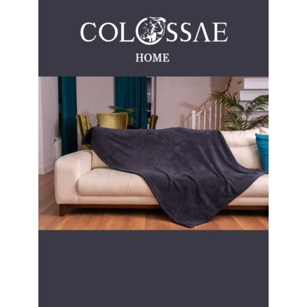 Colossae Home Wellsoft Bebek Battaniyesi Yumuşak Dokulu Modern Renkli 90X120 - Antrasit - 90 x 120 cm Battaniye Fiyatı