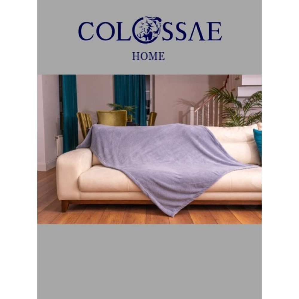Colossae Home Wellsoft Yumuşak Dokulu Modern Renk Gri 130 x 180 cm Yetişkin Tv Battaniyesi Battaniye Fiyatı