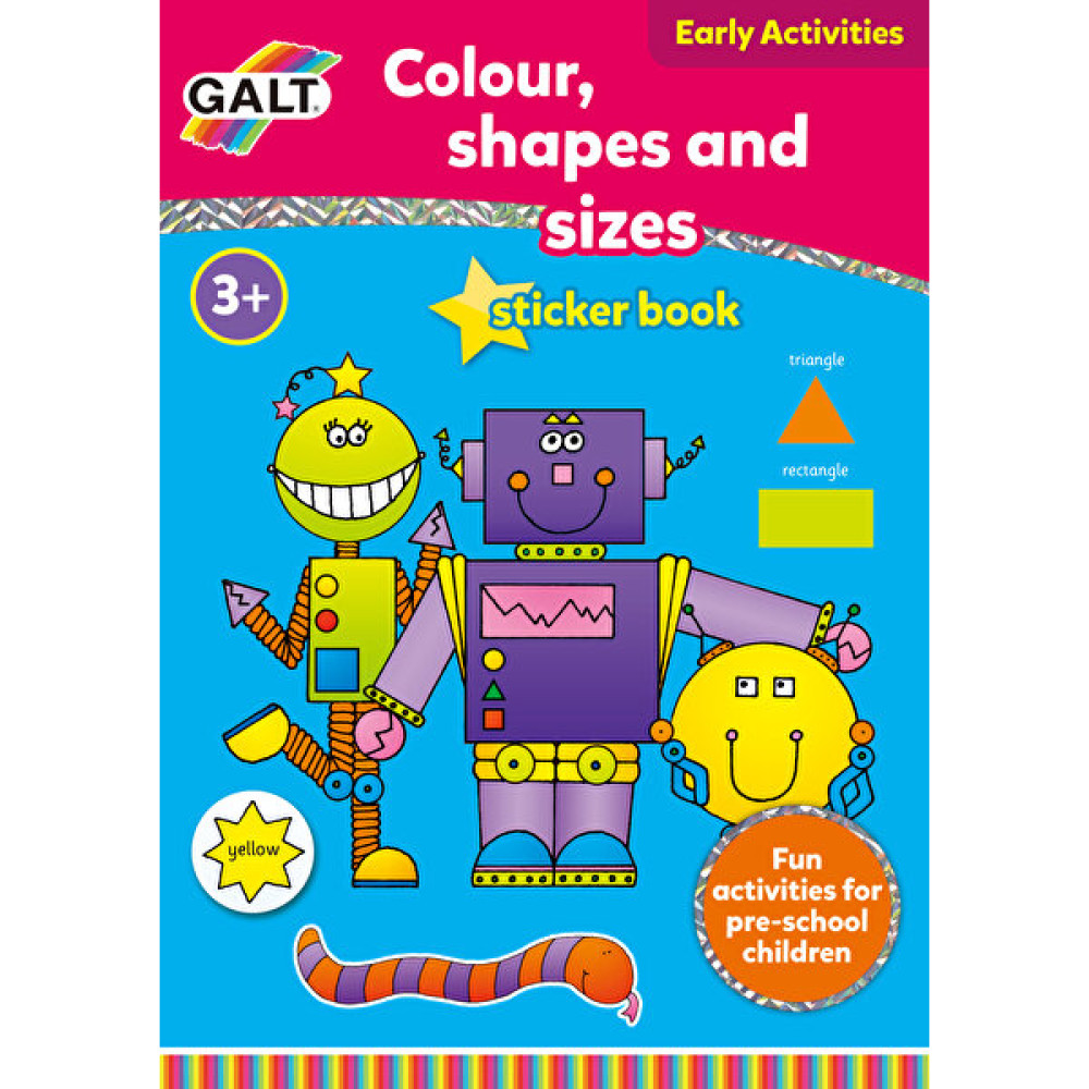 Colour, Shapes and Sizes 3 Yaş+ Okul Öncesi Eğitici & Öğretici Kitaplar Fiyatı