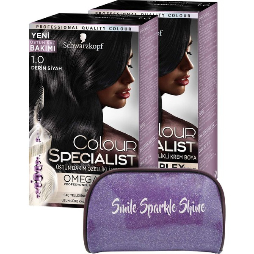 Colour Specialist 1-0 +Colour Specialist 1-0 + Çanta - 1.0 Saç Boyası Fiyatı