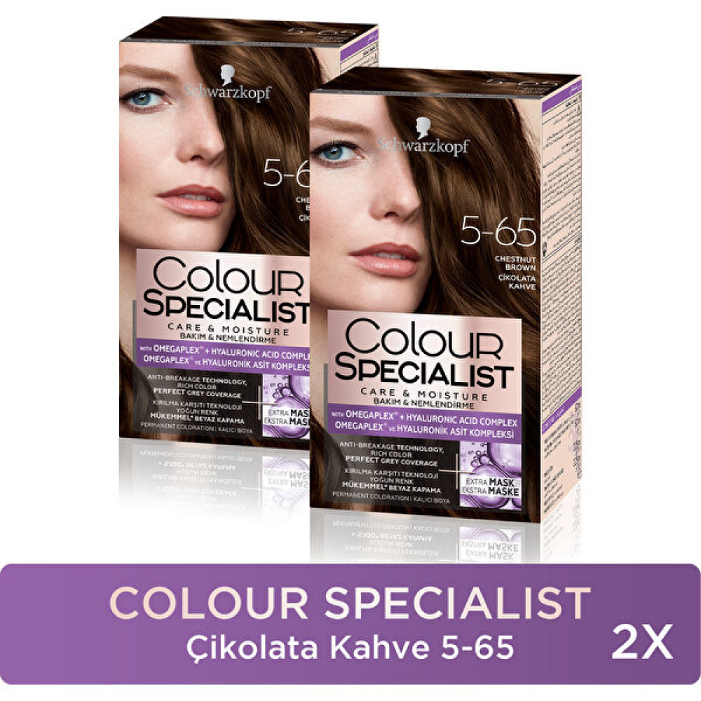 Colour Specialist Saç Boyası Çikolata Kahve 5-65 X 2 Adet - 5-65 Çikolata Kahve Saç Boyası Fiyatı