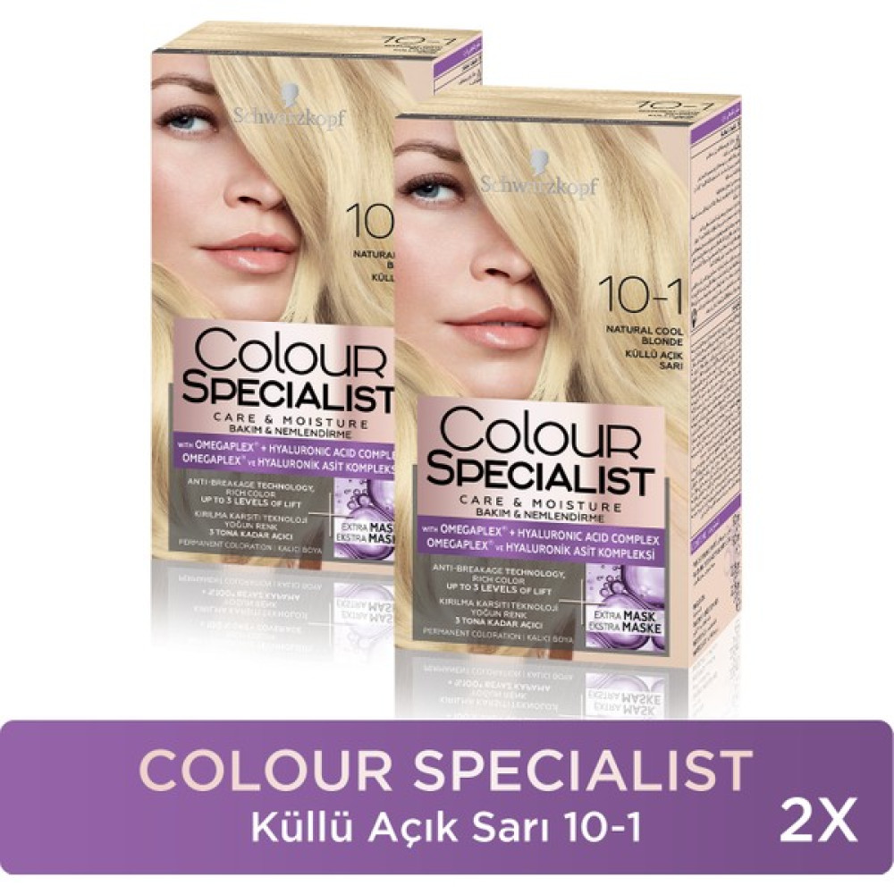 Colour Specialist Saç Boyası Doğal Derin Siyah 10-1 X 2 Adet Oto Boyaları Fiyatı