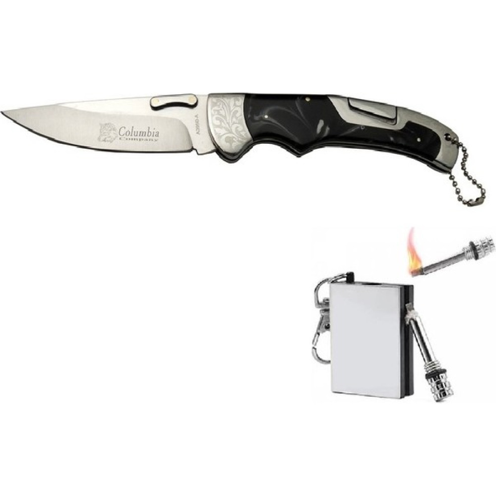 Columbia 23 cm Kapanabilir Manuel Çakı Metal Kibrit Ile - Standart Oto Boyaları Fiyatı