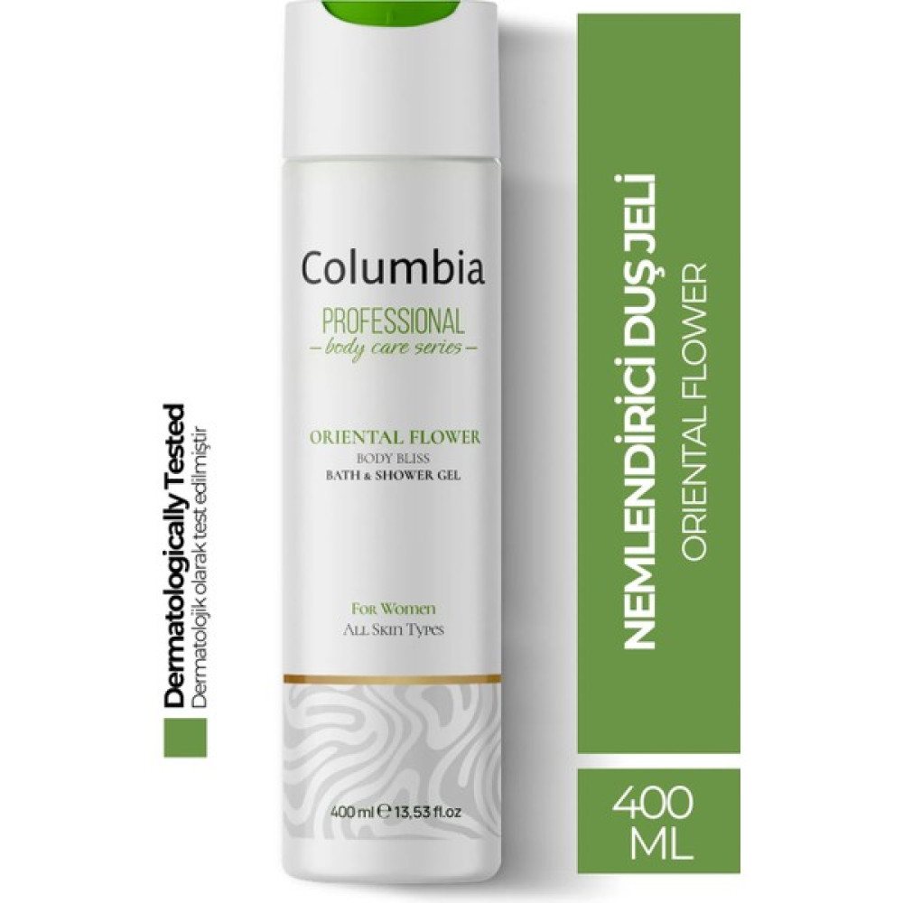 Columbia Beauty Oriental Flower Nemlendirici ve Besleyici Mistik Kokulu Duş Jeli 400 ml Duş Jelleri ve Banyo Köpükleri Fiyatı