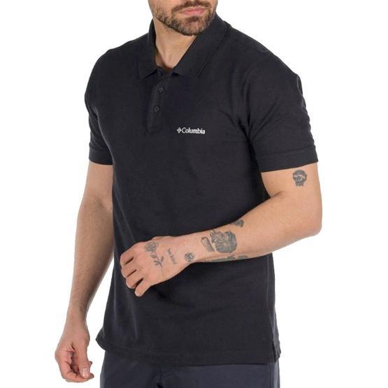 Columbia CS0084-011 Gri M Cascade Range Solid Polo Yaka Erkek T-Shirt