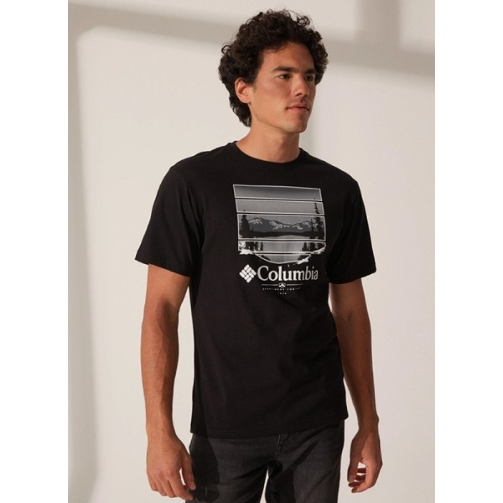 Columbia Csc M Colorful Vista Ss Tee Erkek Kısa Kollu Tişört CS0304-010 T-Shirt & Sweatshirt (Outdoor) Fiyatı