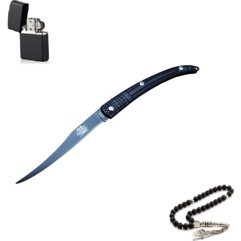 Columbia Marka 16 cm Çakı Metal Çakmak ve Tesbih ile - Siyah Oto Boyaları Fiyatı