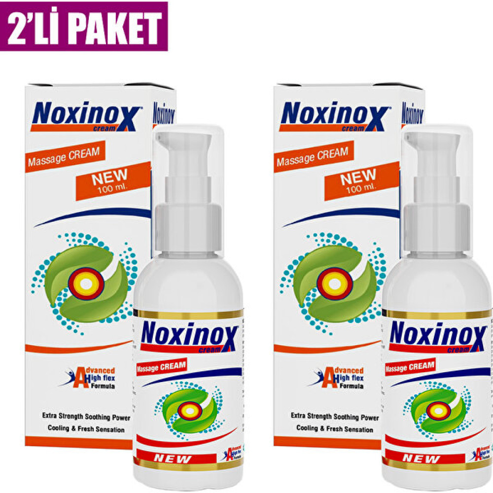 Com Noxinox Cream 100 ml Rahatlatıcı ve Serinletici Masaj Kremi 2'li El Bakımı Fiyatı