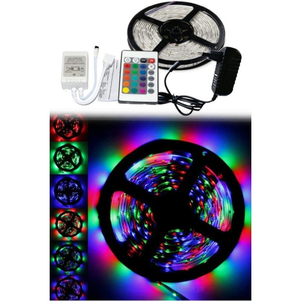 Combat Kumandalı Rgb Şerit LED 5 Metre Iç Dış Mekan - Silikonlu - Animasyonlu Led Aydınlatmalar Fiyatı
