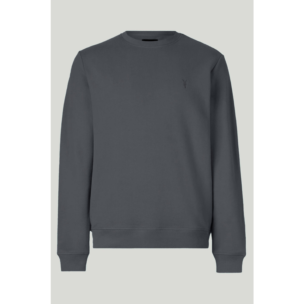 COMBİNE MİCHAİL Füme Renk Basic Bisiklet Yaka Relaxed Regular Erkek Sweatshirt S Beden Bayan Sweatshirt Fiyatı