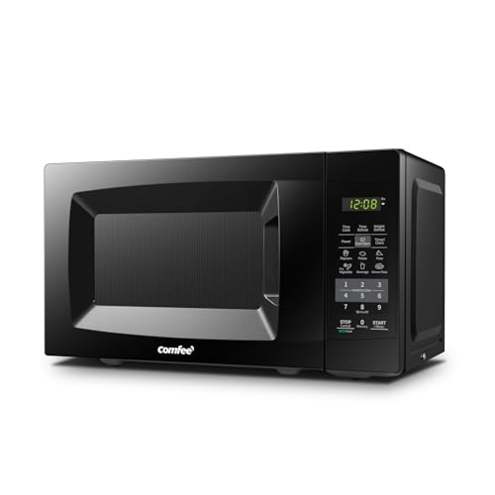 COMFEE EM720CPL-PMB Countertop Microwave Oven with Sound On/Off, ECO Mode and Easy One-Touch Buttons, 0.7 Cu Ft, Black Microwave Ovens Fiyatı