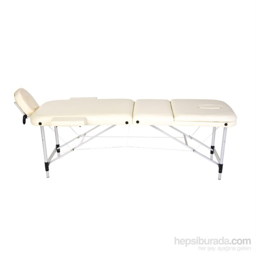 Comfort Plus 7847 Cream Katlanabilir Alüminyum Masaj Masası Masaj Cihazları Fiyatı