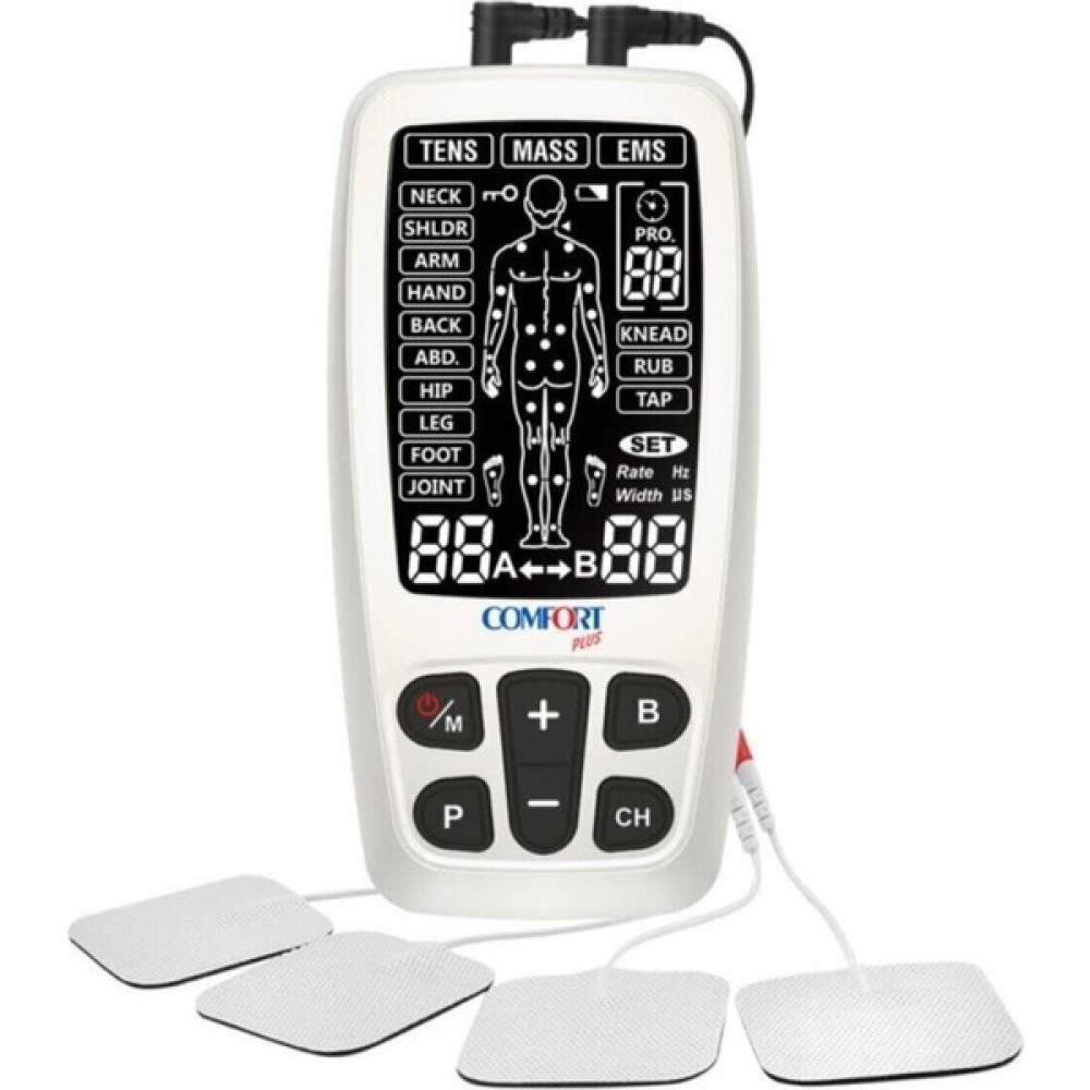 Comfort Plus R-C4A Şarj Edilebilir Portatif Dijital Masaj Ems Tens Cihazı Masaj Cihazları Fiyatı